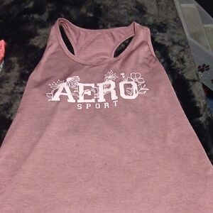 AERO Sport Women's Racerback Tank Top in Mauve